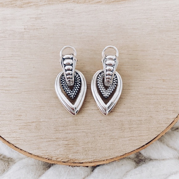 LAGOS Jewelry - LAGOS Caviar Marquis Earrings NWOT